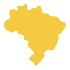 Mapa do Brasil no site da Huble Brindes Corporativos