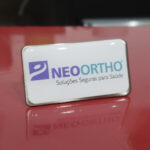 Placa de Metal Personalizada com personalização de logotipo de marca corporativa. Brinde personalizado criativo.