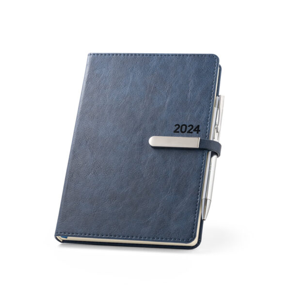 (21x14 cm) | Agenda Personalizada 2024 A5 em couro sintético - HUBSP-66122 - Image 4