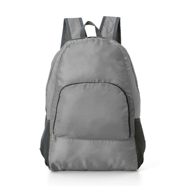 Mochila Personalizada com personalização de marca corporativa. Tipo de brinde personalizado para empresas.