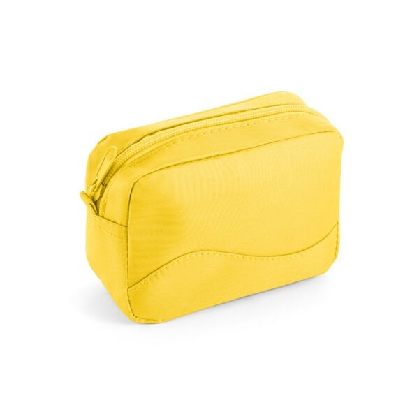 Necessaire Personalizada com logotipo de marca corporativa. Brinde corporativo elegante.