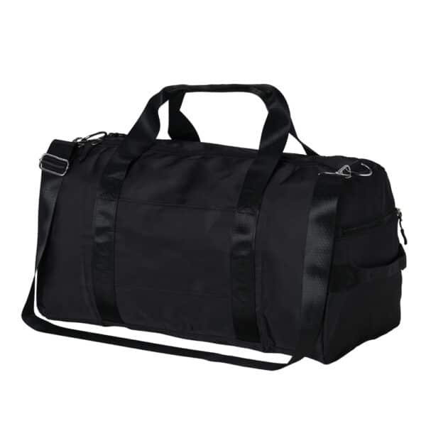 Bolsa de Viagem Personalizada com gravação de logotipo de marca corporativa. Brinde corporativo eficiente.