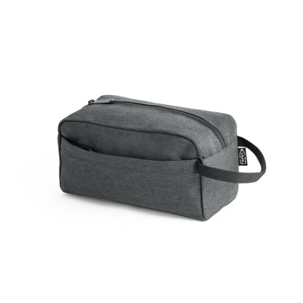 Necessaire Personalizada com personalização de logotipo de marca corporativa. Brinde corporativo inovador.