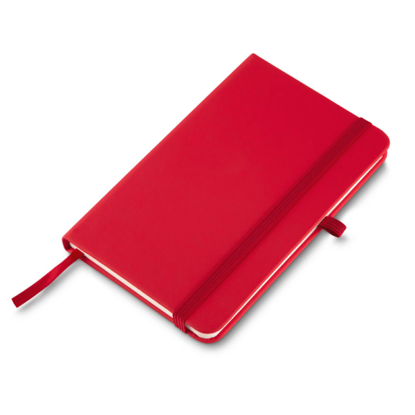 Caderno Personalizado com logotipo de marca corporativa. Opção de brinde personalizado para empresas.
