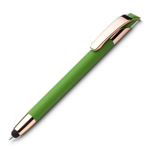 Caneta Personalizada com personalização de logotipo de marca empresarial. Excelente brinde para empresas.