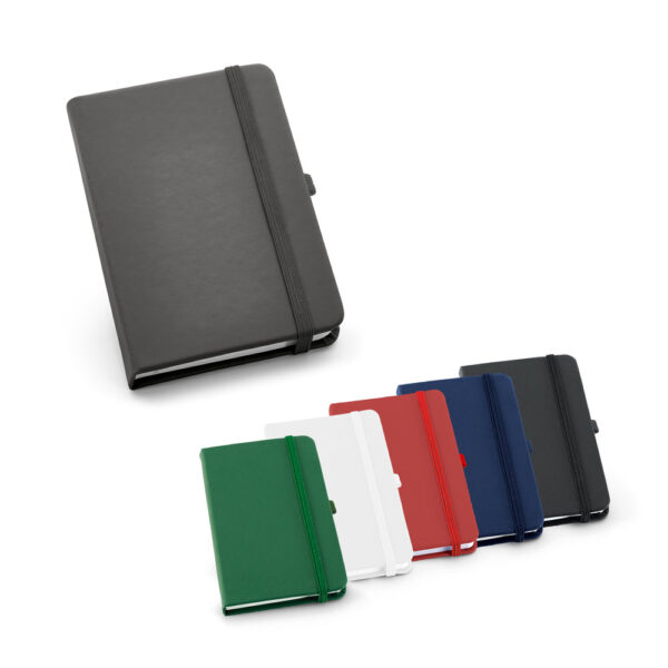 (21x14 cm) | Caderno Personalizado Tipo Moleskine - Couro S. - SEM PAUTA - HUBSP-93492