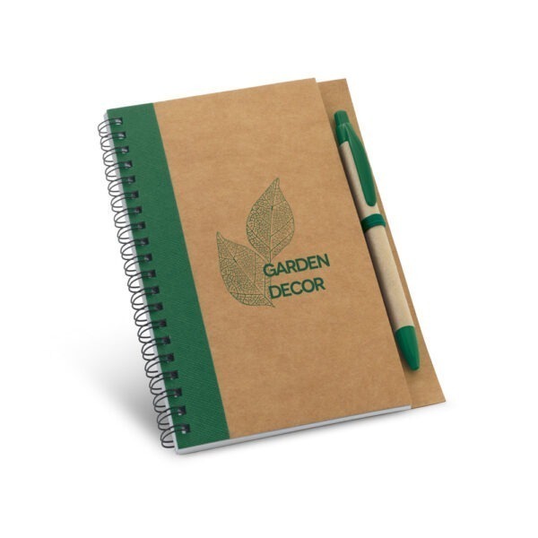 (18x13 cm) | KIT Caderno Ecológico Personalizado B6 capa dura kraft | COM Caneta - HUBSP-93715 - Image 7