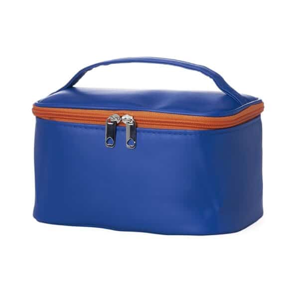Necessaire Personalizada com personalização de logotipo de marca corporativa. Brinde corporativo inovador.