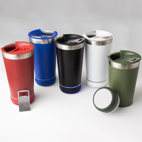 Copo Térmico Personalizado 400ml C/ Cx. de Som - HUBZB-18749 - Image 2