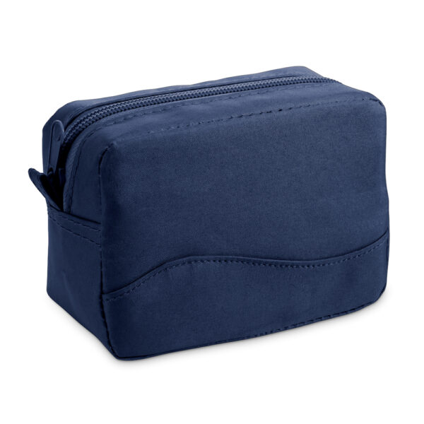Necessaire Personalizada com personalização de logotipo de marca empresarial. Brinde personalizado especial.