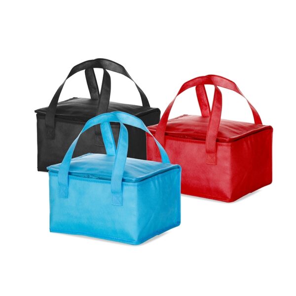 Bolsa Térmica Personalizada TNT 10 Litros - HUBZB-18523 - A Huble oferece atendimento especializado para brindes corporativos e mochilas personalizadas para empresas e agências de eventos. Sua melhor opção em brindes corporativos está na Huble com entrega para todo Brasil.