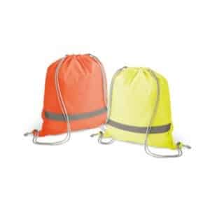 Mochila Saco Personalizada com gravação de marca empresarial. Opção de brinde personalizado para empresas.