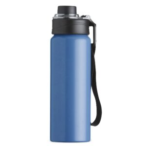 Garrafa Térmica Personalizada com personalização de logotipo de marca empresarial. Brinde personalizado elegante.