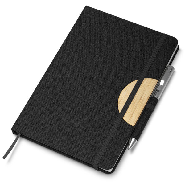Caderno Personalizado com logotipo de marca empresarial. Opção de brinde corporativo para empresas.