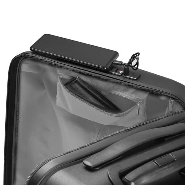 Mala de Viagem Personalizada com personalização de logotipo de marca corporativa. Brinde personalizado criativo.
