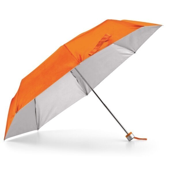 Guarda Chuva Personalizado com personalização de logotipo de marca corporativa. Brinde personalizado criativo.