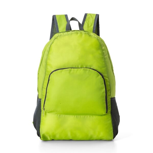Mochila Personalizada com gravação de marca corporativa. Tipo de brindes para empresa.