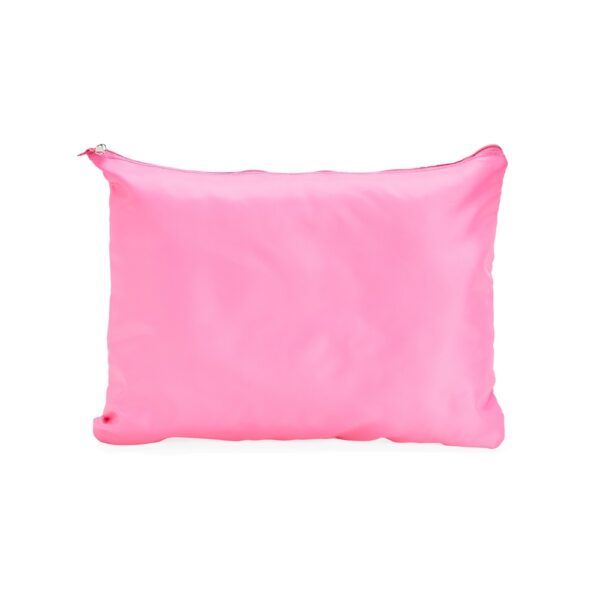 Necessaire Personalizada com personalização de logotipo de marca corporativa. Brinde personalizado exclusivo.