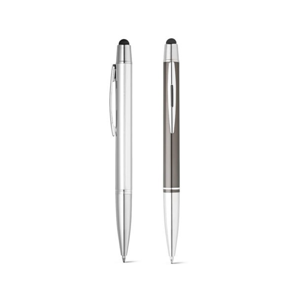 Caneta Personalizada com logotipo de marca empresarial. Brinde personalizado criativo.