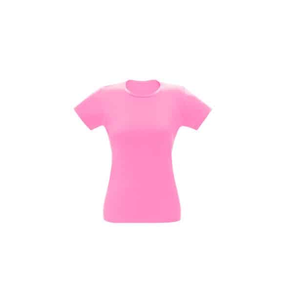 Camiseta Personalizada Fem. Color. | 100% algodão (165 g) | PAPAYA - HUBSP-30506 - A Huble oferece atendimento especializado para brindes corporativos e mochilas personalizadas para empresas e agências de eventos. Sua melhor opção em brindes corporativos está na Huble com entrega para todo Brasil.