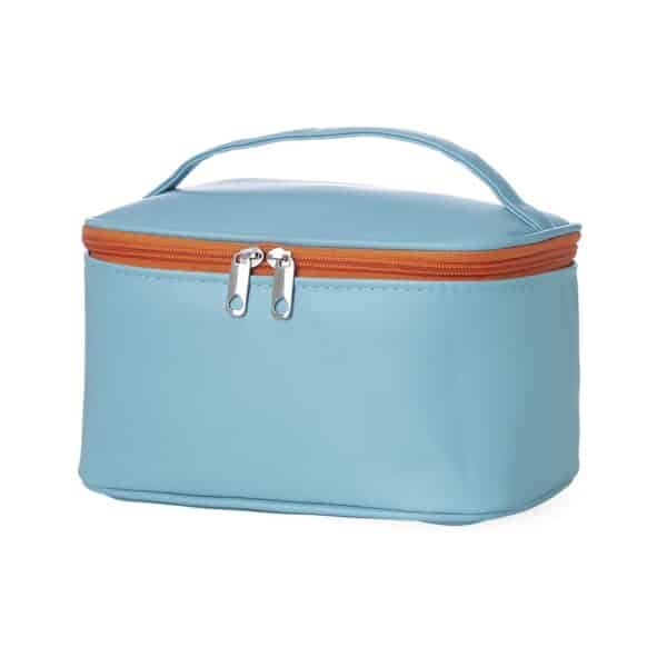 Necessaire Personalizada com personalização de logotipo de marca corporativa. Brinde corporativo inovador.