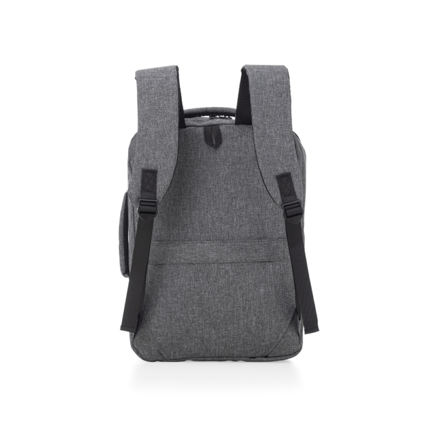 Mochila Personalizada com gravação de marca empresarial. Tipo de brinde personalizado para empresas.
