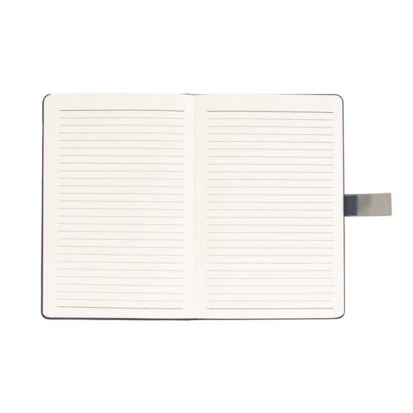 Caderno Personalizado com personalização de marca empresarial. Opção de brinde personalizado para empresas.