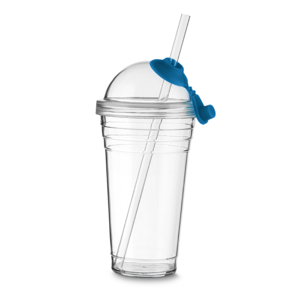 Copo Personalizado Acrílico Tampa e Canudo 480ml - HUBAS-8000 - Image 3
