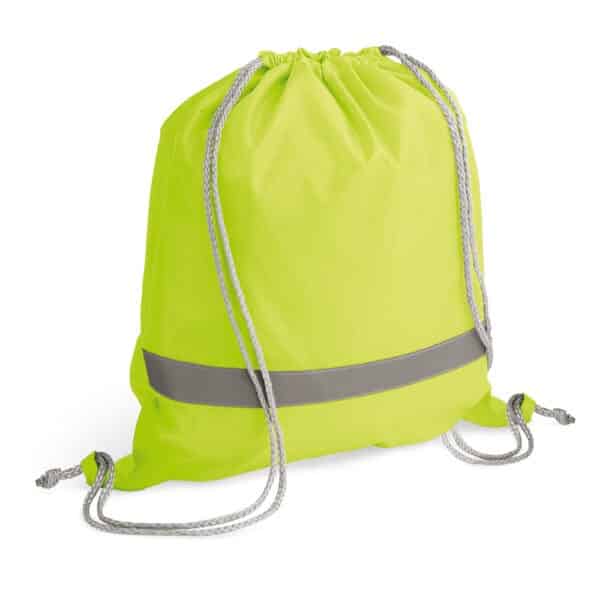 Mochila Saco Personalizada com gravação de marca empresarial. Opção de brinde personalizado para empresas.