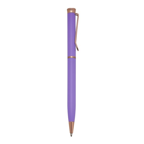 Caneta Personalizada com gravação de logotipo de marca empresarial. Brinde corporativo refinado.