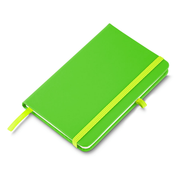 Caderno Personalizado com logotipo de marca corporativa. Opção de brinde corporativo para empresas.