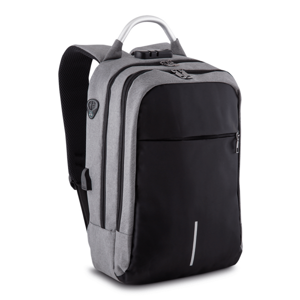 Mochila Personalizada com logotipo de marca empresarial. Opção de brinde corporativo para empresas.