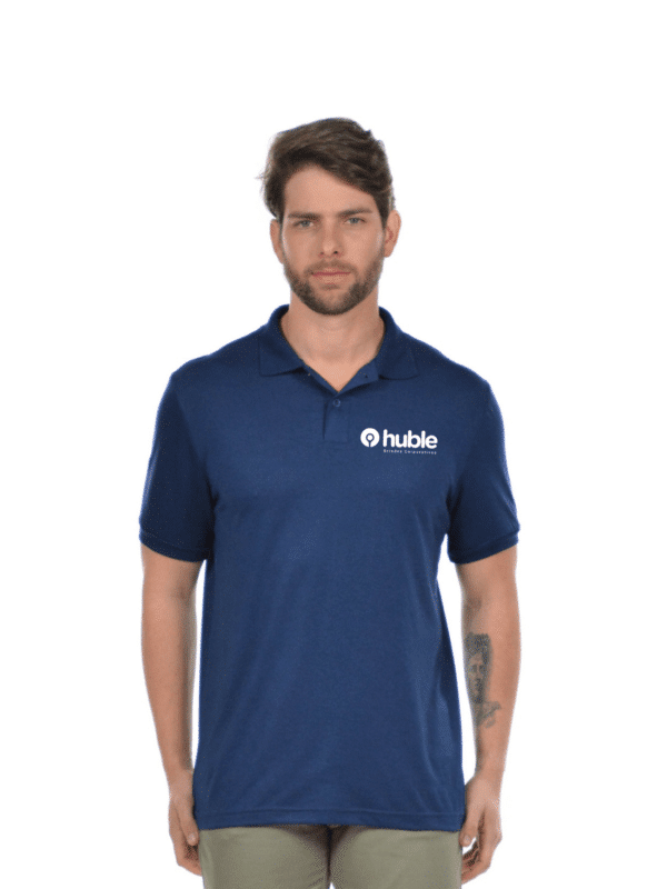 Camisa Polo Masculina Personalizada Malha Fria - HUBFEM-027257C - A Huble oferece atendimento especializado para brindes corporativos e mochilas personalizadas para empresas e agências de eventos. Sua melhor opção em brindes corporativos está na Huble com entrega para todo Brasil.