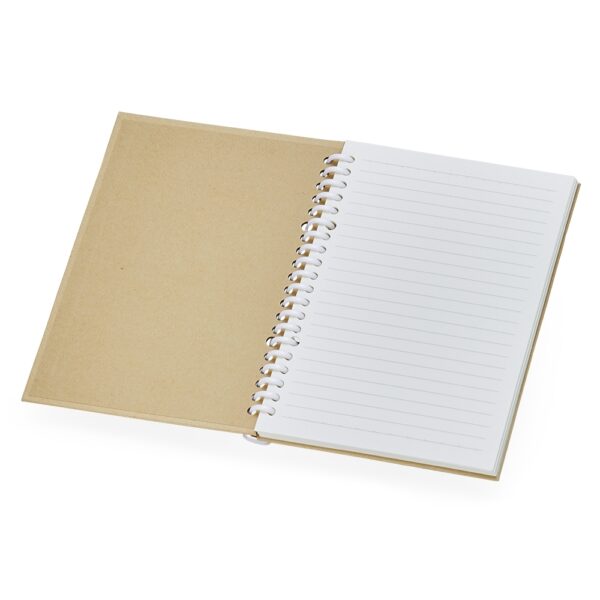 (21x14 cm) | Caderno Ecológico Personalizado Kraft - COM PAUTA - HUBZB-05060 - Image 3