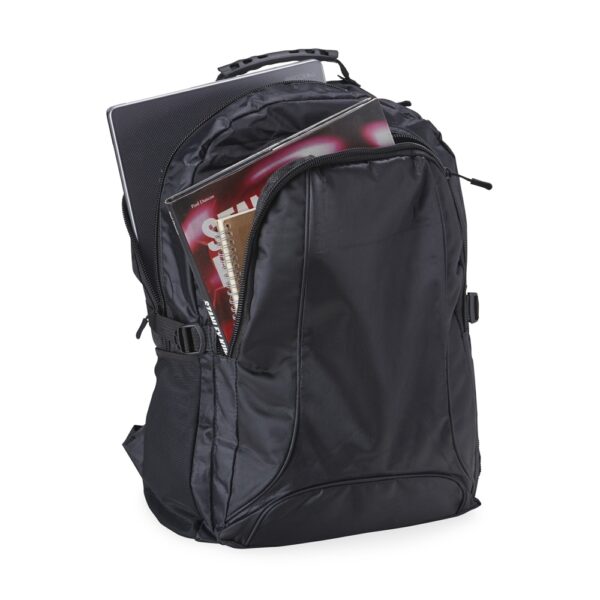 Mochila Personalizada com personalização de marca empresarial. Opção de brinde personalizado para empresas.