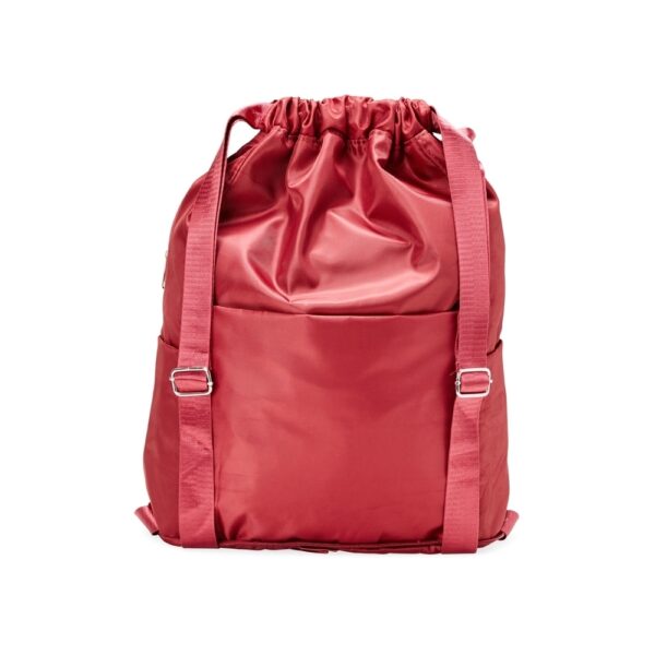 Mochila Saco Personalizada com gravação de marca empresarial. Opção de brinde personalizado para empresas.