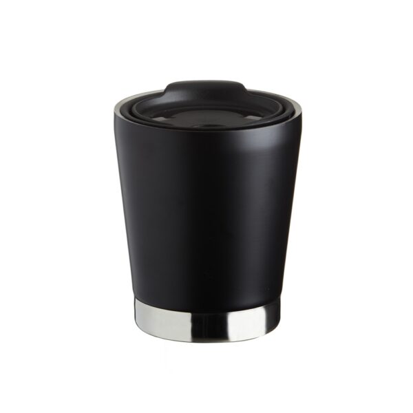 Copo térmico personalizado com logotipo, prático e elegante para brindes empresariais.