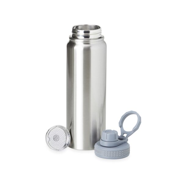 Garrafa Térmica Personalizada com personalização de logotipo de marca empresarial. Excelente brinde para empresas.