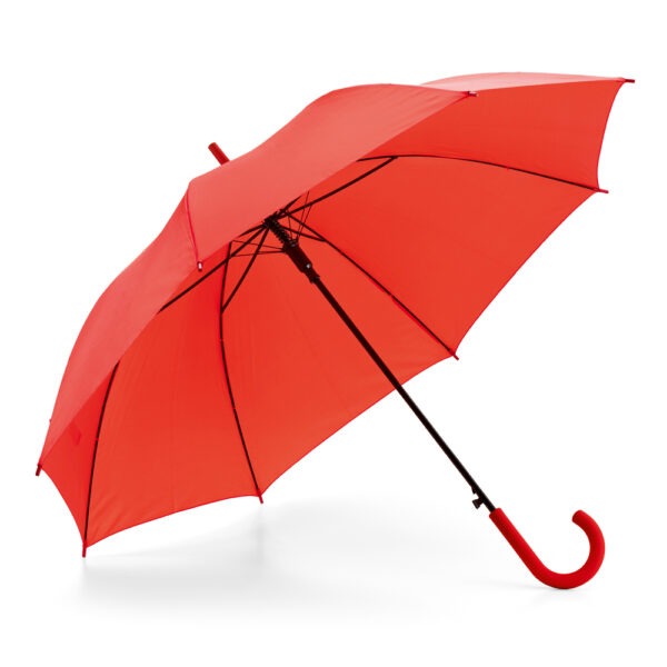 Guarda Chuva Personalizado com gravação de logotipo de marca corporativa. Brinde personalizado criativo.