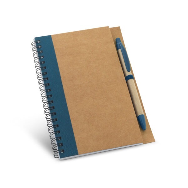 (18x13 cm) | KIT Caderno Ecológico Personalizado B6 capa dura kraft | COM Caneta - HUBSP-93715 - Image 3