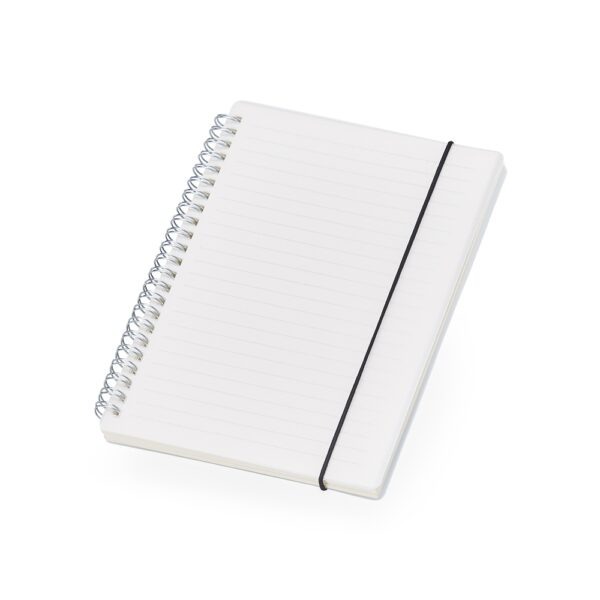 (21x15 cm) | Caderno Personalizado A5 Plastico - COM PAUTA - HUBZB-05058