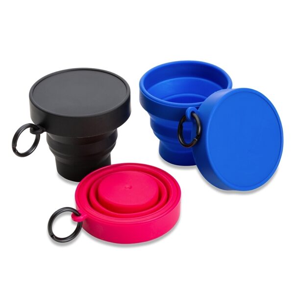 Copo Personalizado de Silicone Retrátil 150ml - HUBZB-14273 - A Huble oferece atendimento especializado para brindes corporativos e mochilas personalizadas para empresas e agências de eventos. Sua melhor opção em brindes corporativos está na Huble com entrega para todo Brasil.