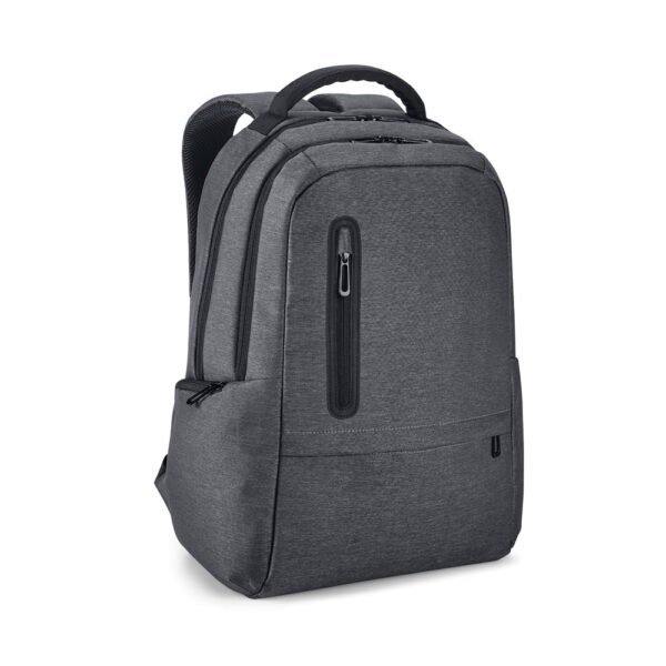 Mochila Personalizada com gravação de marca empresarial. Opção de brindes para empresa.