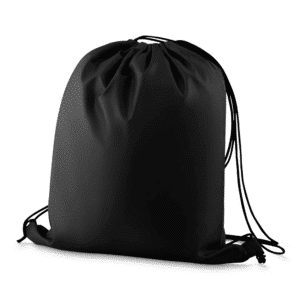 Mochila Saco Personalizada com personalização de marca empresarial. Opção de brinde personalizado para empresas.