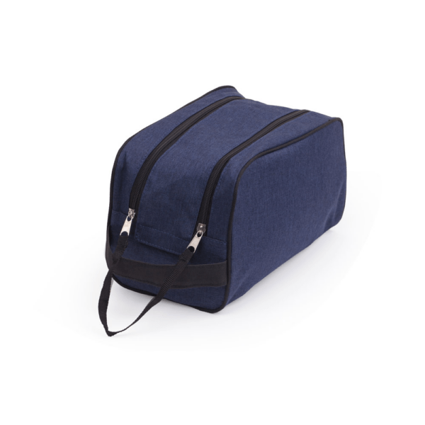 Necessaire Personalizada com logotipo de marca empresarial. Brinde personalizado inovador.