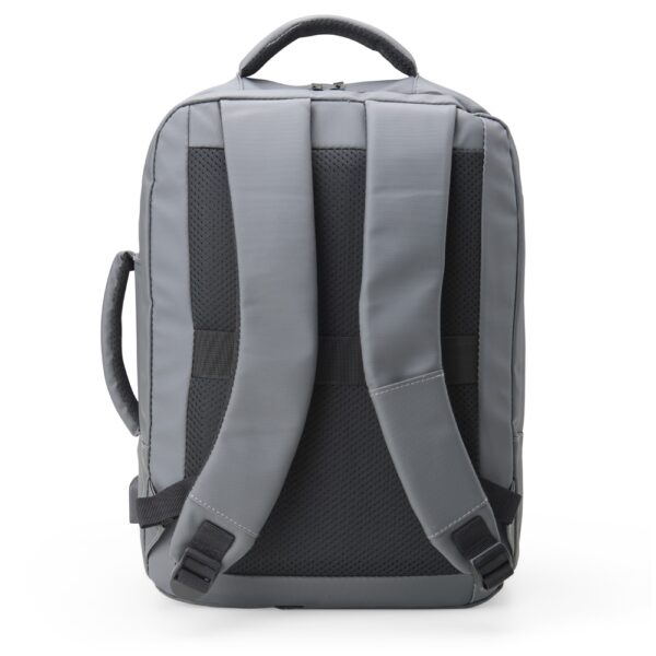 Mochila Personalizada com gravação de marca empresarial. Opção de brindes para empresa.