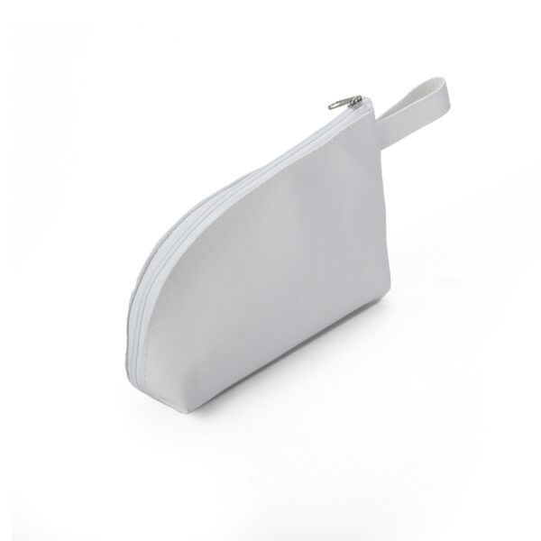 Necessaire Personalizada com personalização de logotipo de marca empresarial. Brinde personalizado elegante.