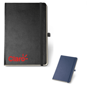 Caderno Personalizado com personalização de marca corporativa. Opção de brinde corporativo para empresas.