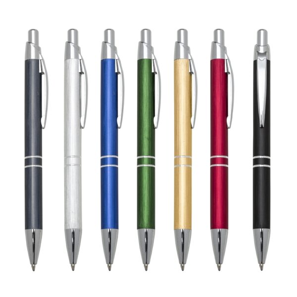 Caneta Personalizada com personalização de logotipo de marca corporativa. Brinde personalizado exclusivo.
