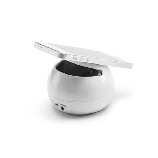 Caixa de Som Personalizada portátil c/ microfone e apoio p/ celular - HUBSP-57335 - Image 2